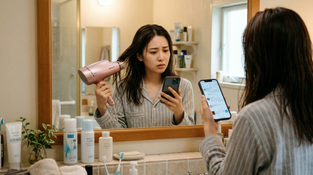 帰ってきたのに、スマホが手放せない
