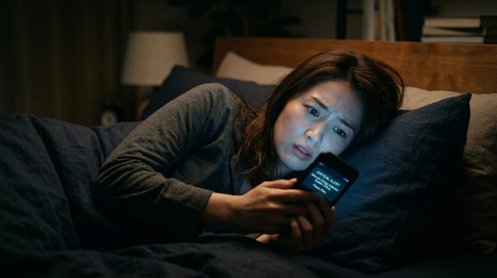 いつものアカウントが、ない