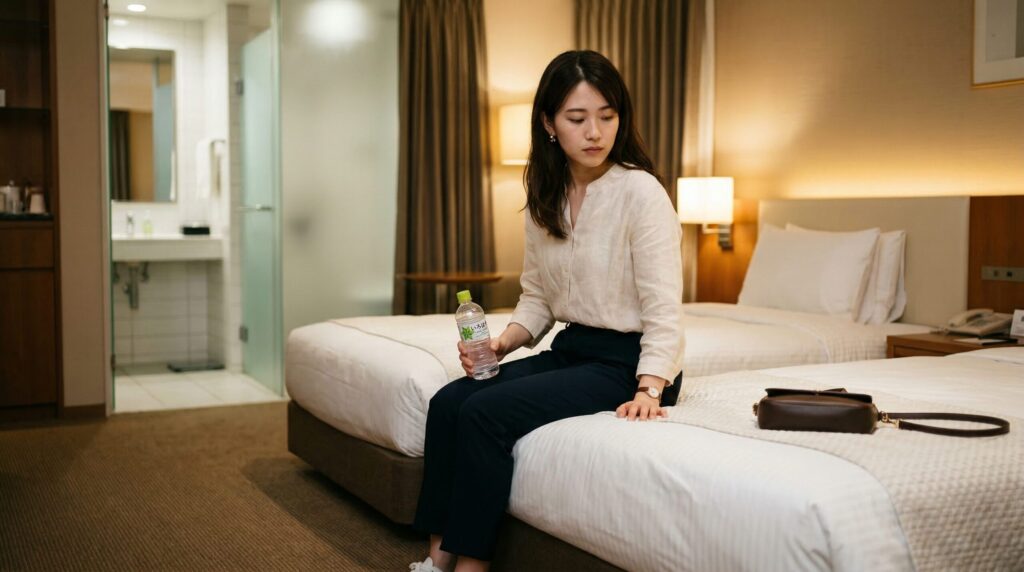 女風セラピさんからお水をもらった